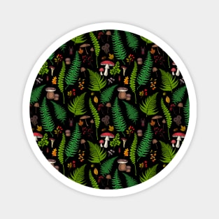 Woodland flora and fauna Magnet